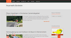 Desktop Screenshot of feuerwehr-stroheim.at